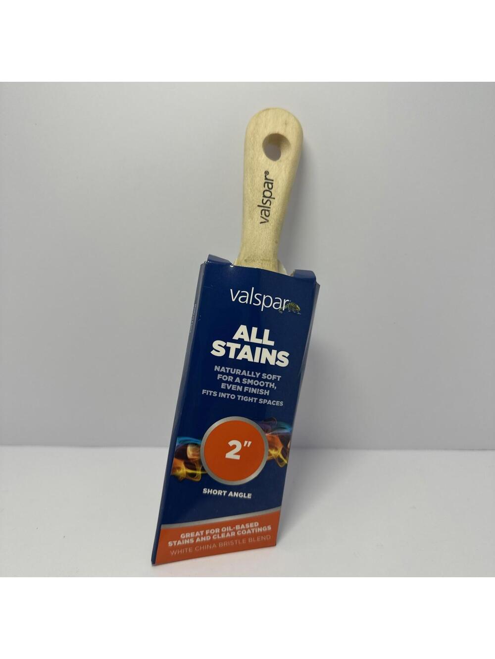 Valspar  2-in Natural Bristle- Polyester Blend Angle Paint Brush (Stain Br (881)